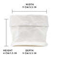 Uashmama Lollie Bag Storage Tray Small | White