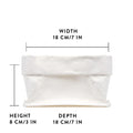 Uashmama Lollie Bag Storage Tray Large Plus| White