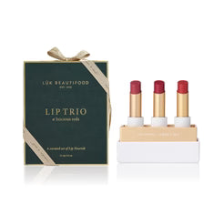 LÜK BEAUTIFOOD - Lip Trio | Luscious Reds