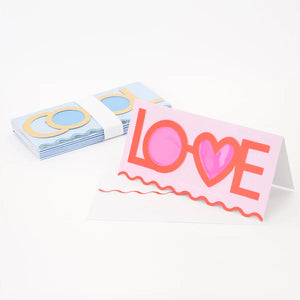 Meri Meri - Valentine's Glasses Cards