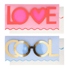 Load image into Gallery viewer, Meri Meri - Valentine&#39;s Glasses Cards
