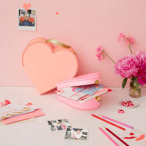 Meri Meri - Pink Heart Suitcases