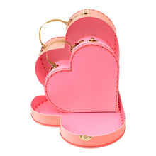 Load image into Gallery viewer, Meri Meri - Pink Heart Suitcases
