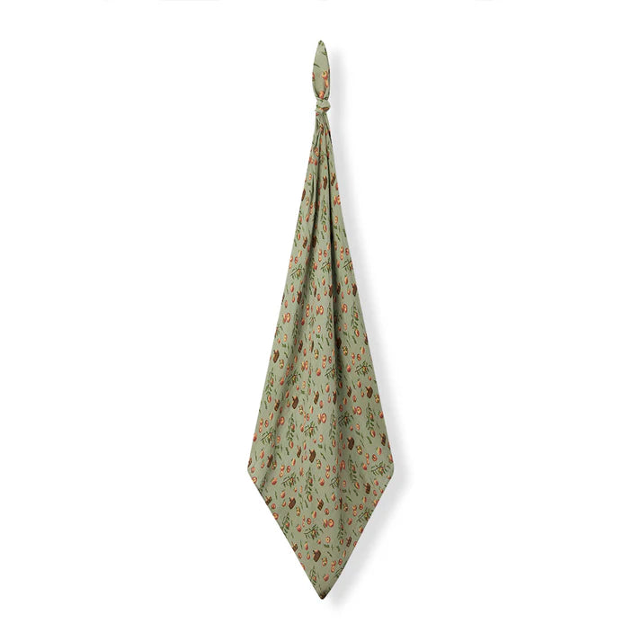 Milkbarn Organic Cotton Swaddle | Apple Orchard