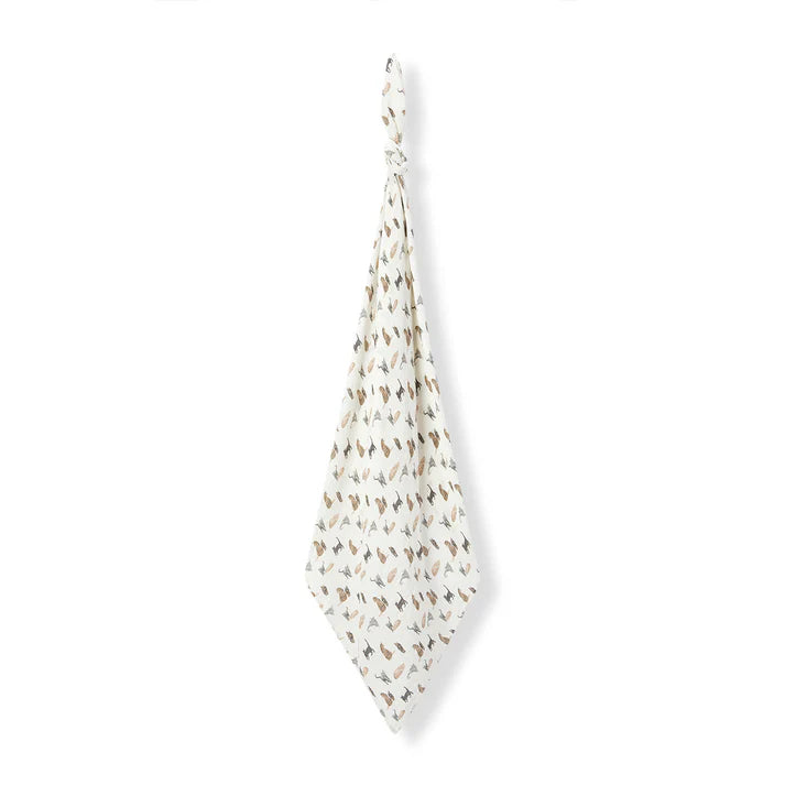 Milkbarn Organic Cotton Swaddle | Cat