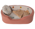 Maileg Dog Basket - Coral