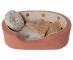 Maileg Dog Basket - Coral