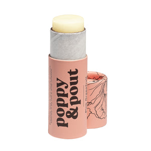 Poppy & Pout Lip Balm - Pink Grapefruit