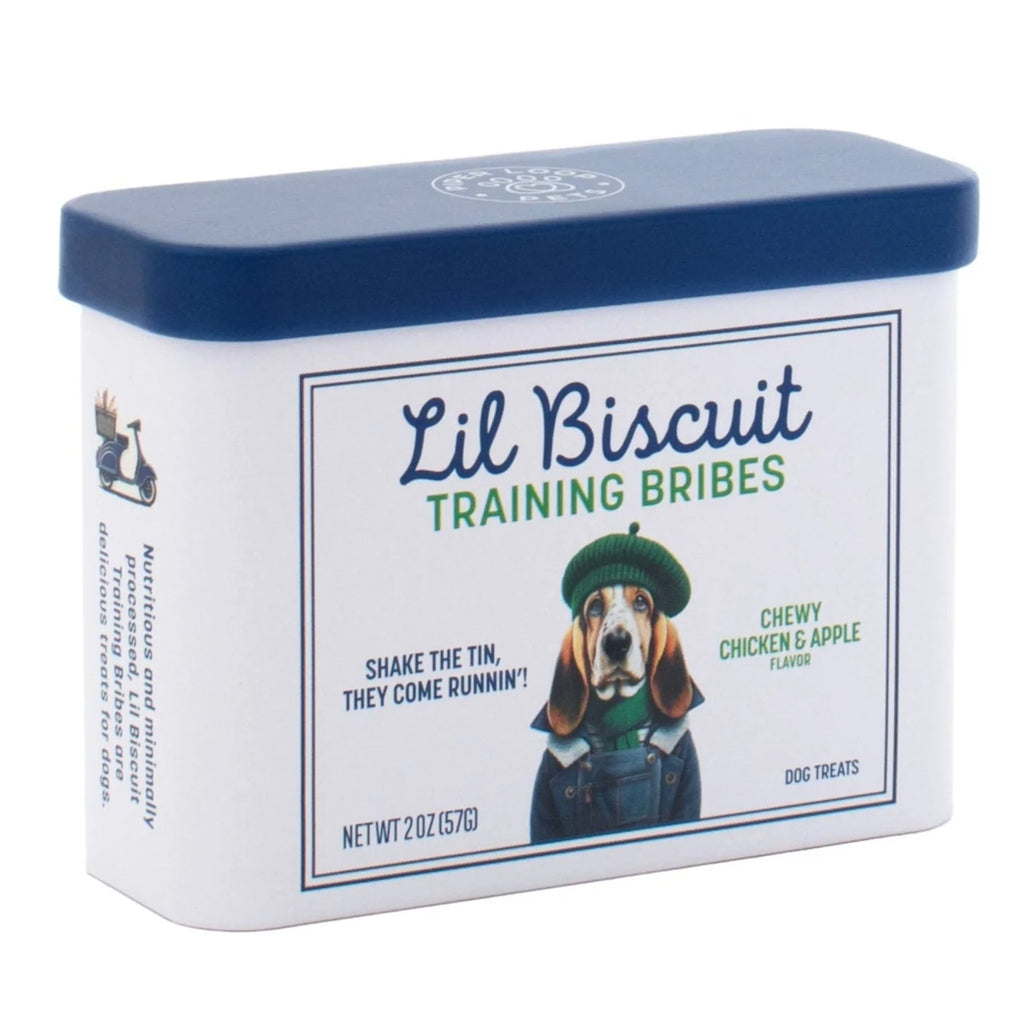 Piper Loop Pets - Lil Biscuit On-the-Go Training Tin | Chewy Chicken & Apple