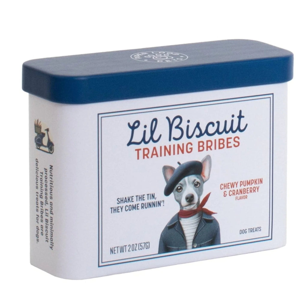 Piper Loop Pets - Lil Biscuit On-the-Go Training Tin | Chewy Pumpkin & Cranberry