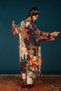 Powder UK Kimono Winter Floral - Terracotta