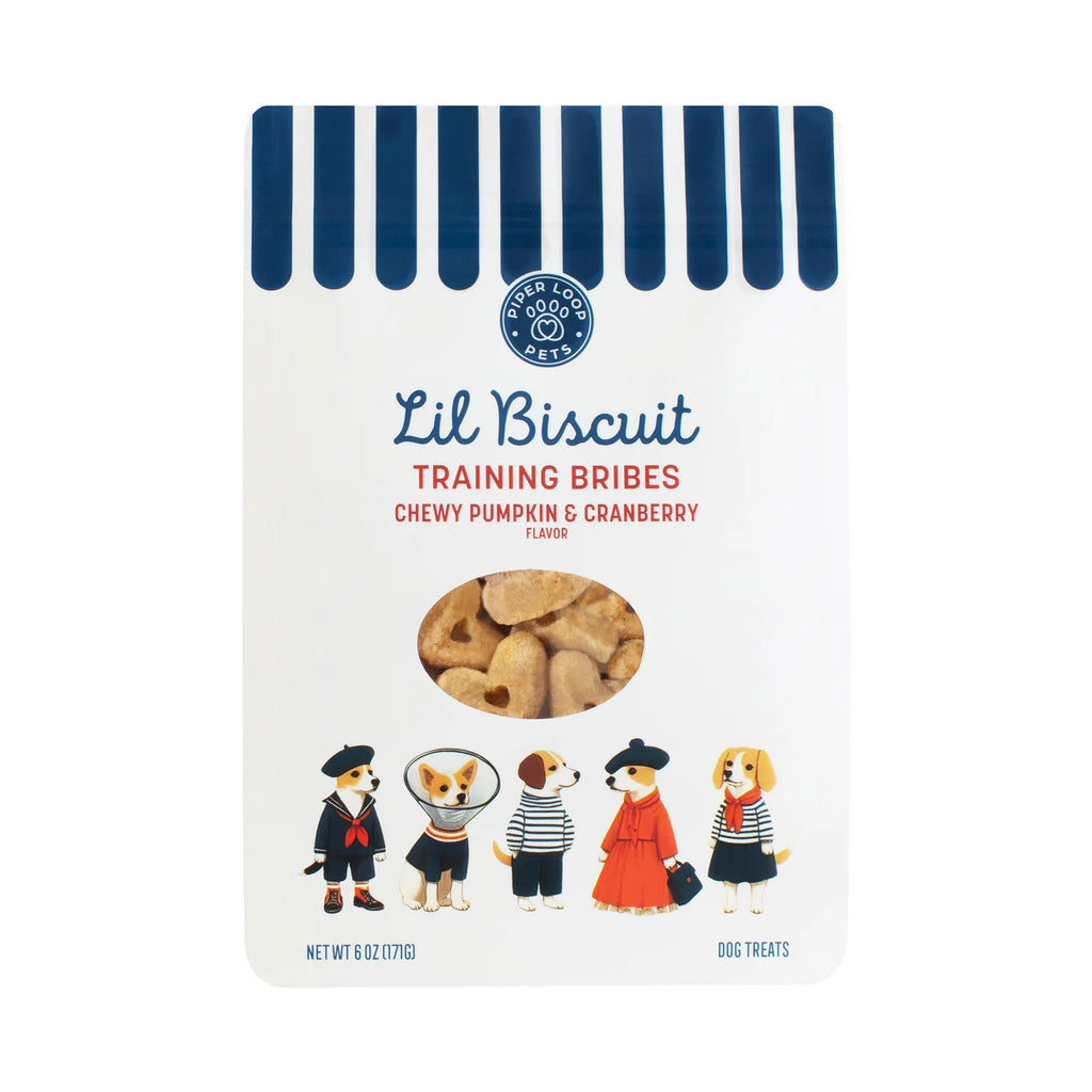 Piper Loop Pets - Lil Biscuit Treat Pouches | Chewy Pumpkin & Cranberry