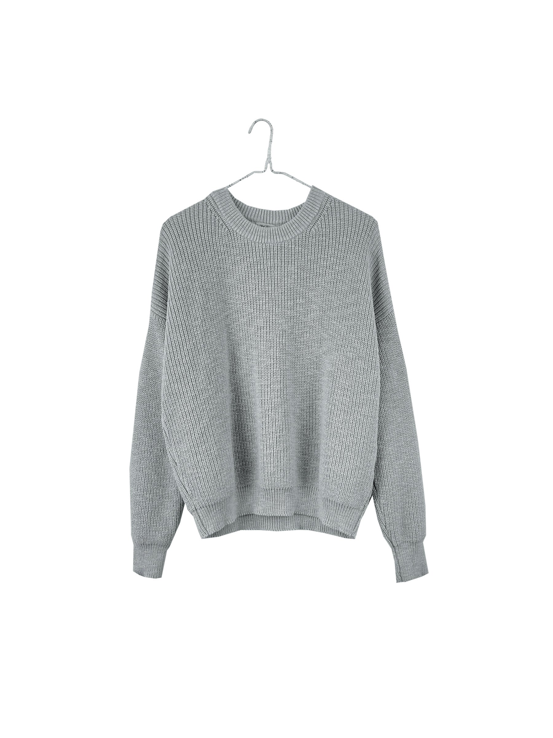 It Is Well L.A. Crewneck Pull-on Sweater - Slate Gray
