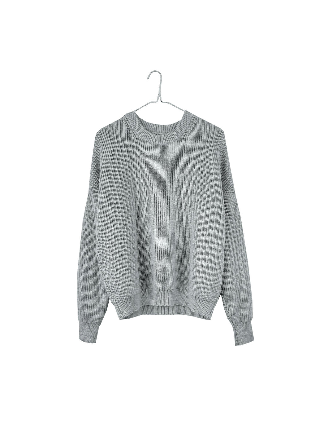 It Is Well L.A. Crewneck Pull-on Sweater - Slate Gray