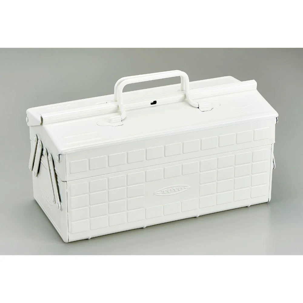 Toyo Steel Cantilever Toolbox | White