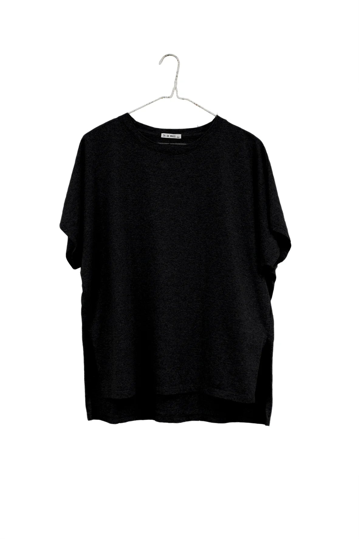 It Is Well L.A. Everyday Boxy Tee - Black