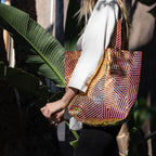 Tracey Tanner - Iridescent Tallula Tote | Hologram Fuschia