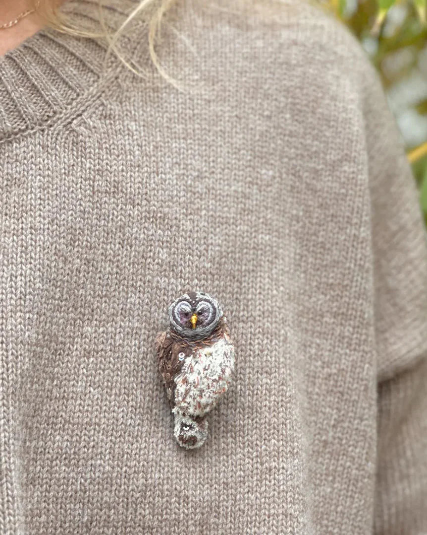 Trovelore Hoot Owl Brooch