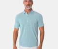 Criquet Performance Sport Range Polo - Hobby Stripe | Teal
