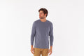 Criquet Cotton Slub Long Sleeve T-Shirt - Steel