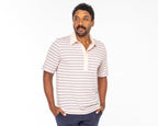 Criquet Performance Players Shirt - Lee Stripe | Pink