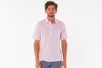 Criquet Performance Players Shirt - Hobby Stripe | Light Pink