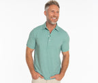 Criquet Performance Range Polo - Trellis Print | Green