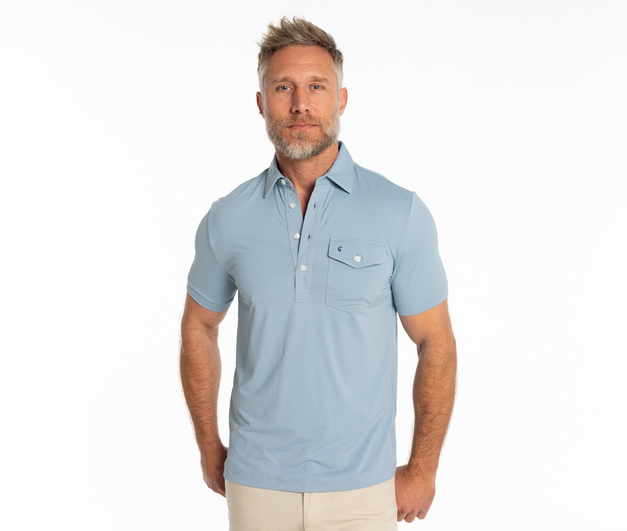 Criquet Performance Sport Players Shirt - Blue Bell