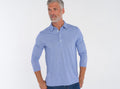 Criquet Brrr Long Sleeve Range Polo - Lapis Blue
