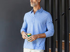 Criquet Brrr Long Sleeve Range Polo - Lapis Blue