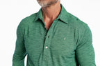 Criquet Brrr Long Sleeve Range Polo - Reed