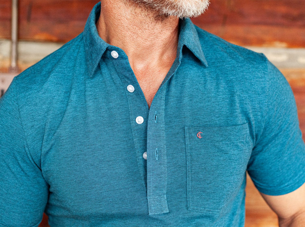 Criquet Top-Shelf Players Shirt - Indigo Mictrostripe