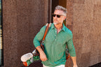 Criquet Brrr Long Sleeve Range Polo - Reed