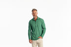 Criquet Brrr Long Sleeve Range Polo - Reed