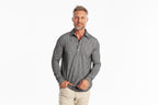 Criquet Brrr Long Sleeve Range Polo - Blackbird