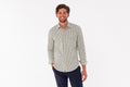 Criquet Seersucker Long Sleeve Performance Pearl Snap Button Down - Gingham Seersucker | Olive