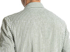 Criquet Seersucker Long Sleeve Performance Pearl Snap Button Down - Gingham Seersucker | Olive