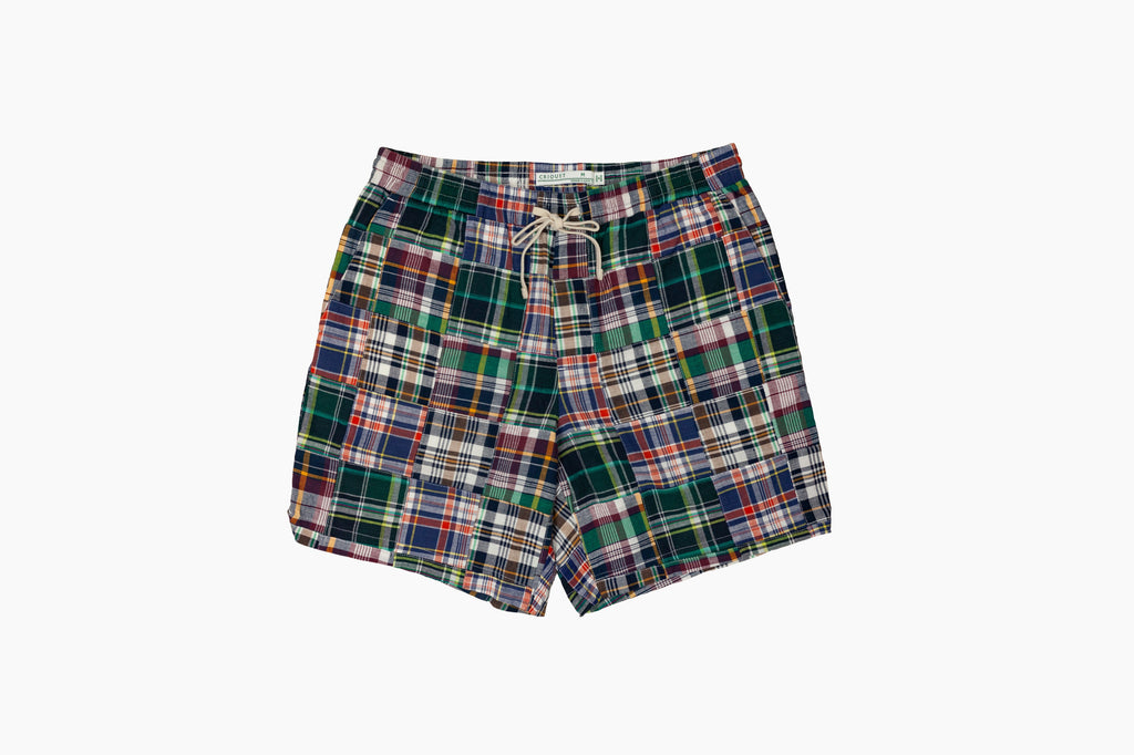 Criquet Madras Cruiser Short - Navy Multi