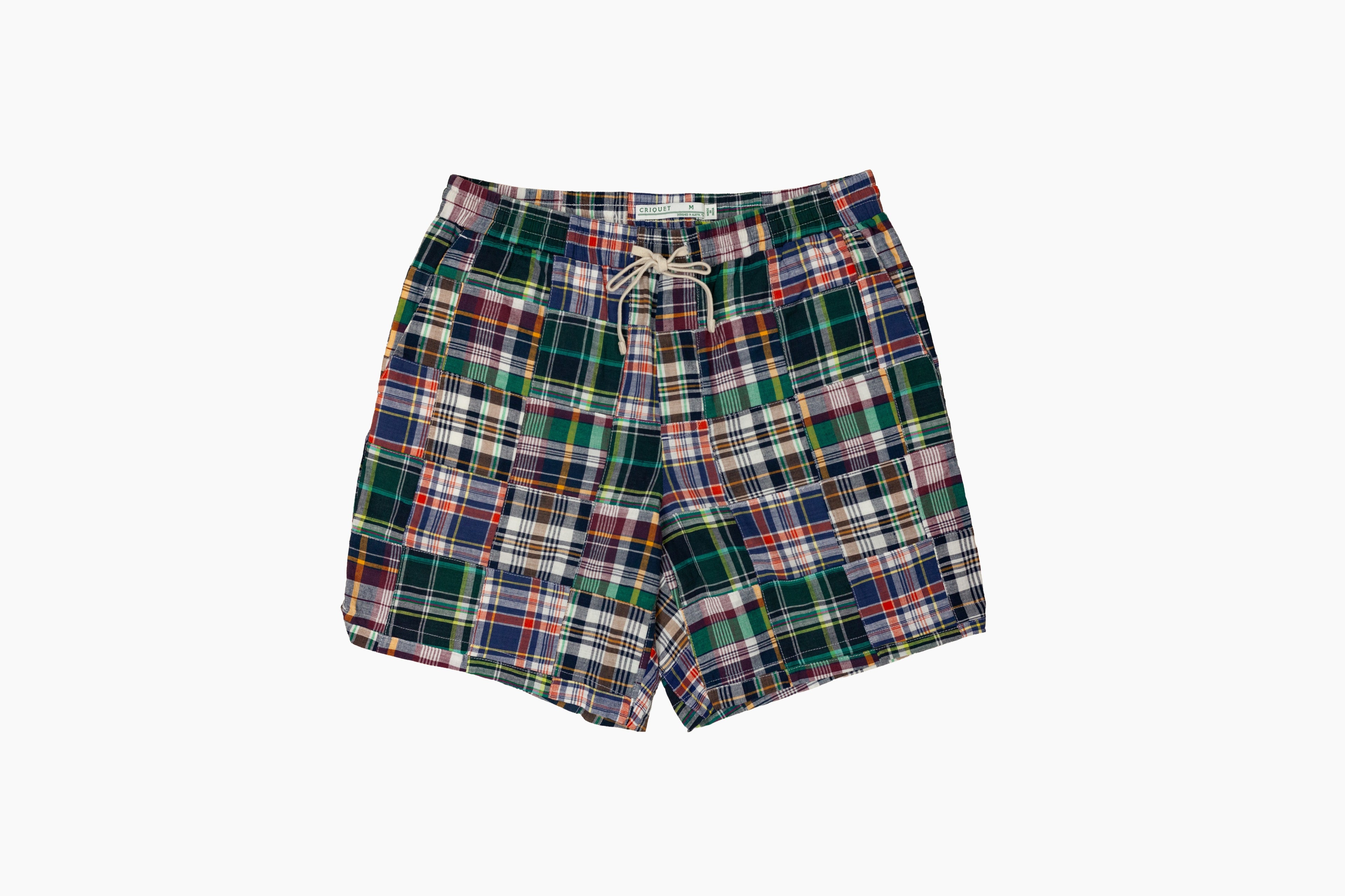 Criquet Madras Cruiser Short - Navy Multi