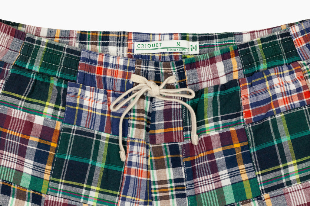 Criquet Madras Cruiser Short - Navy Multi