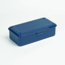Load image into Gallery viewer, Toyo Steel Toolbox T-190 Steel Stackable Storage Box | Indigo
