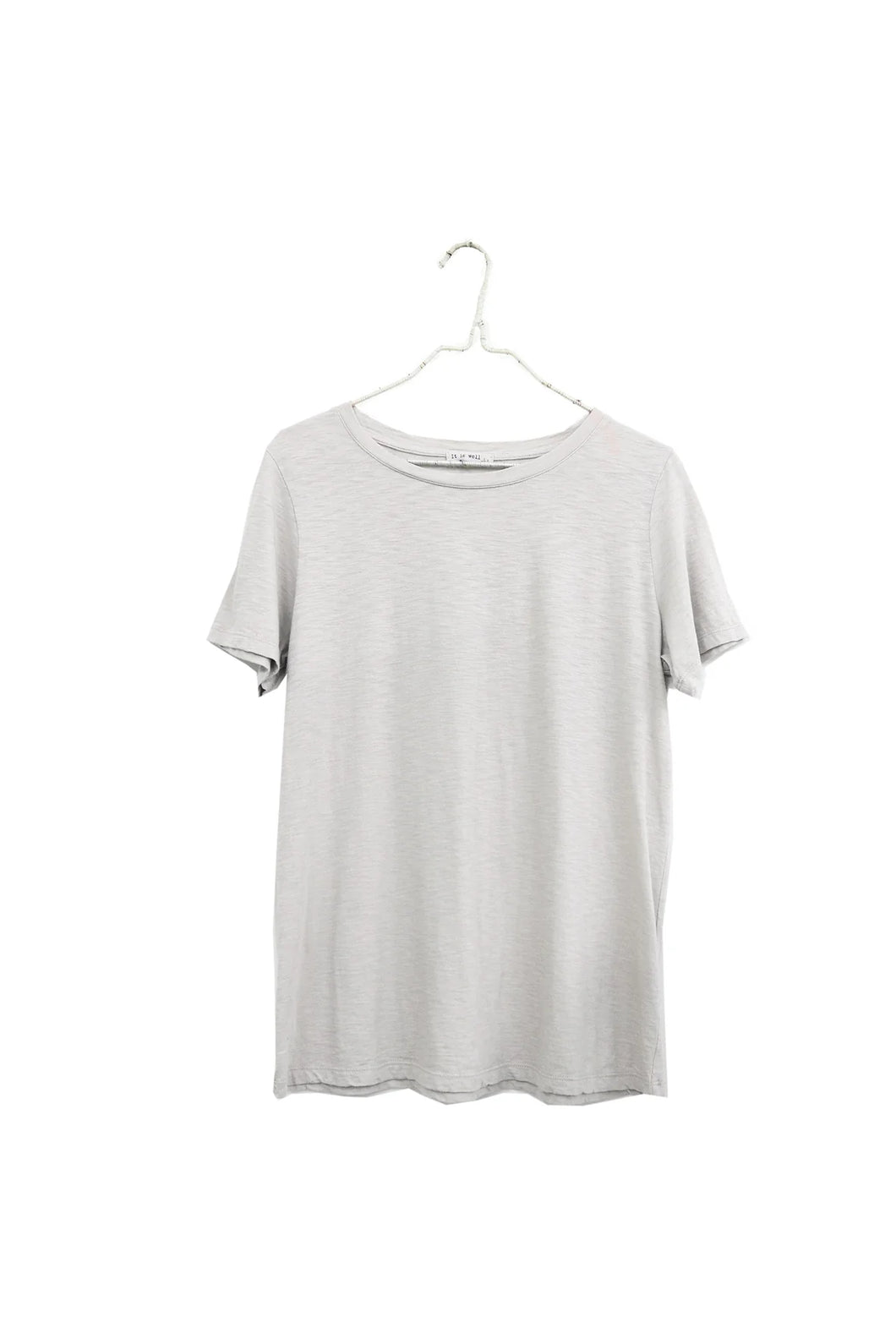 It Is Well L.A. Everyday Crewneck Short Sleeve T-shirt - Natural