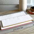 Wms&Co. Keyboard Planner Pads Gold Foil Edged / Keyboard Weekly Planner