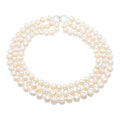 White Bam Bam Triple Strand