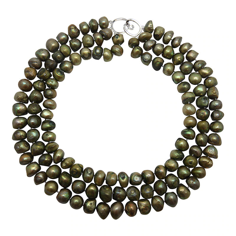 Pistachio Bam Bam Triple Strand