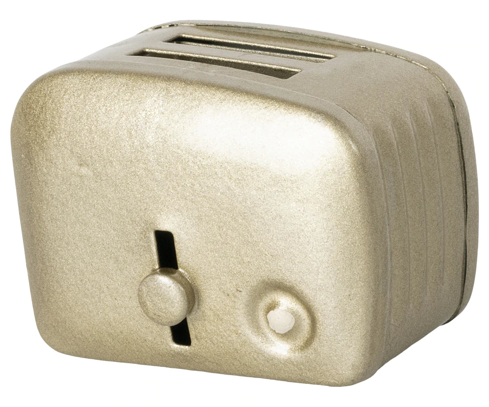 Maileg Mini Toaster and Bread - Silver