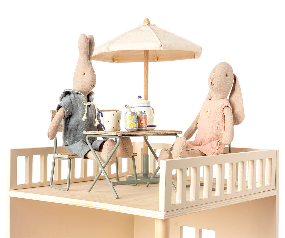 Maileg Garden Set, Table with Chair and Bench