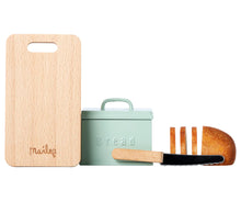 Load image into Gallery viewer, Maileg Mini Bread Box with cutting board and knife
