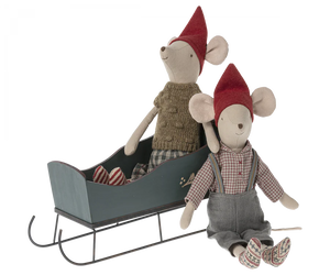 Maileg Sleigh Green - Size: Medium