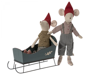 Maileg Sleigh Green - Size: Medium